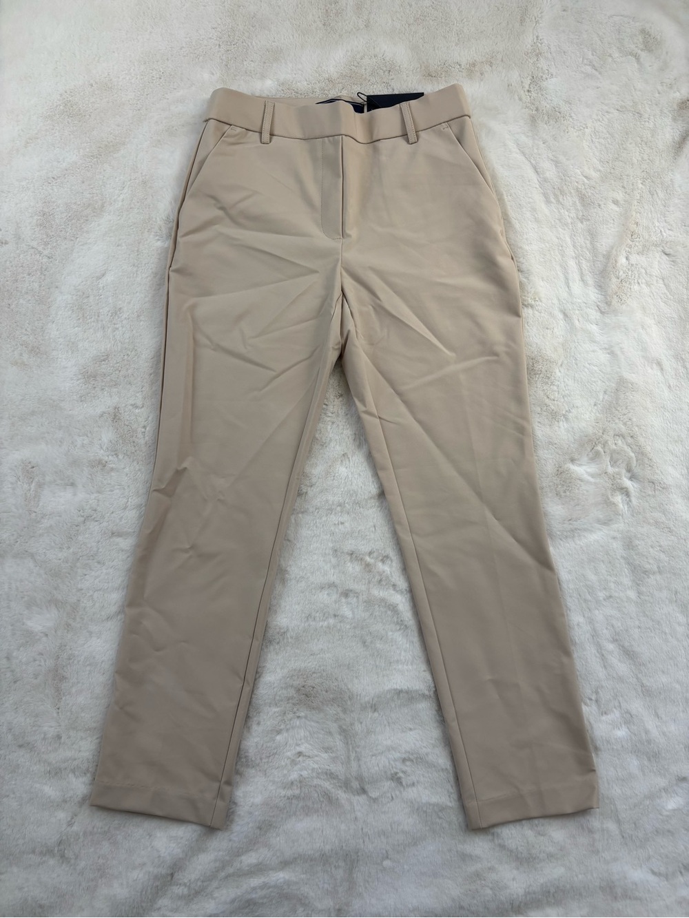 NWT Jules & Leopold Cropped Dress Pants in Light Beige